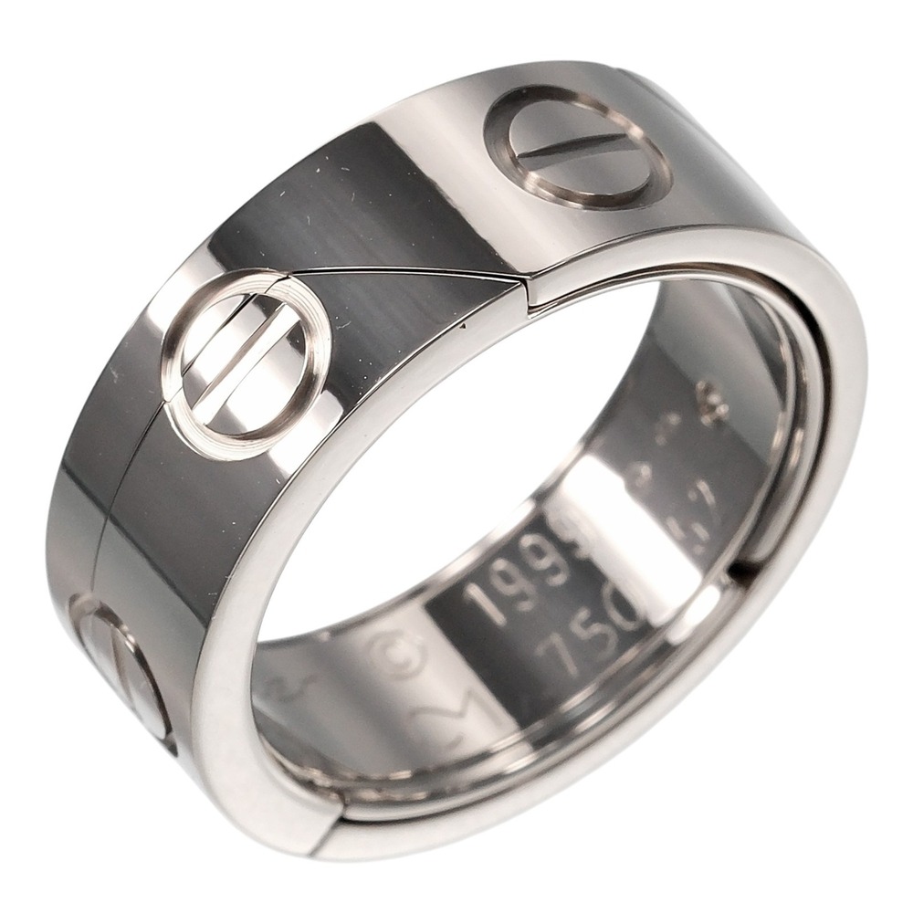 CARTIER 18k Silver Love Ring